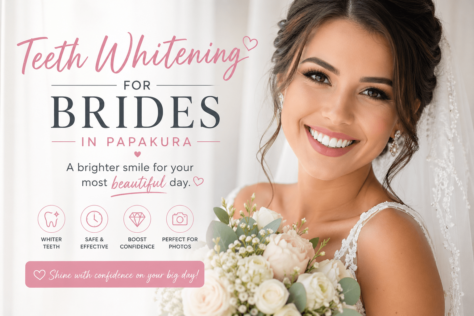 Teeth Whitening for Brides in Papakura
