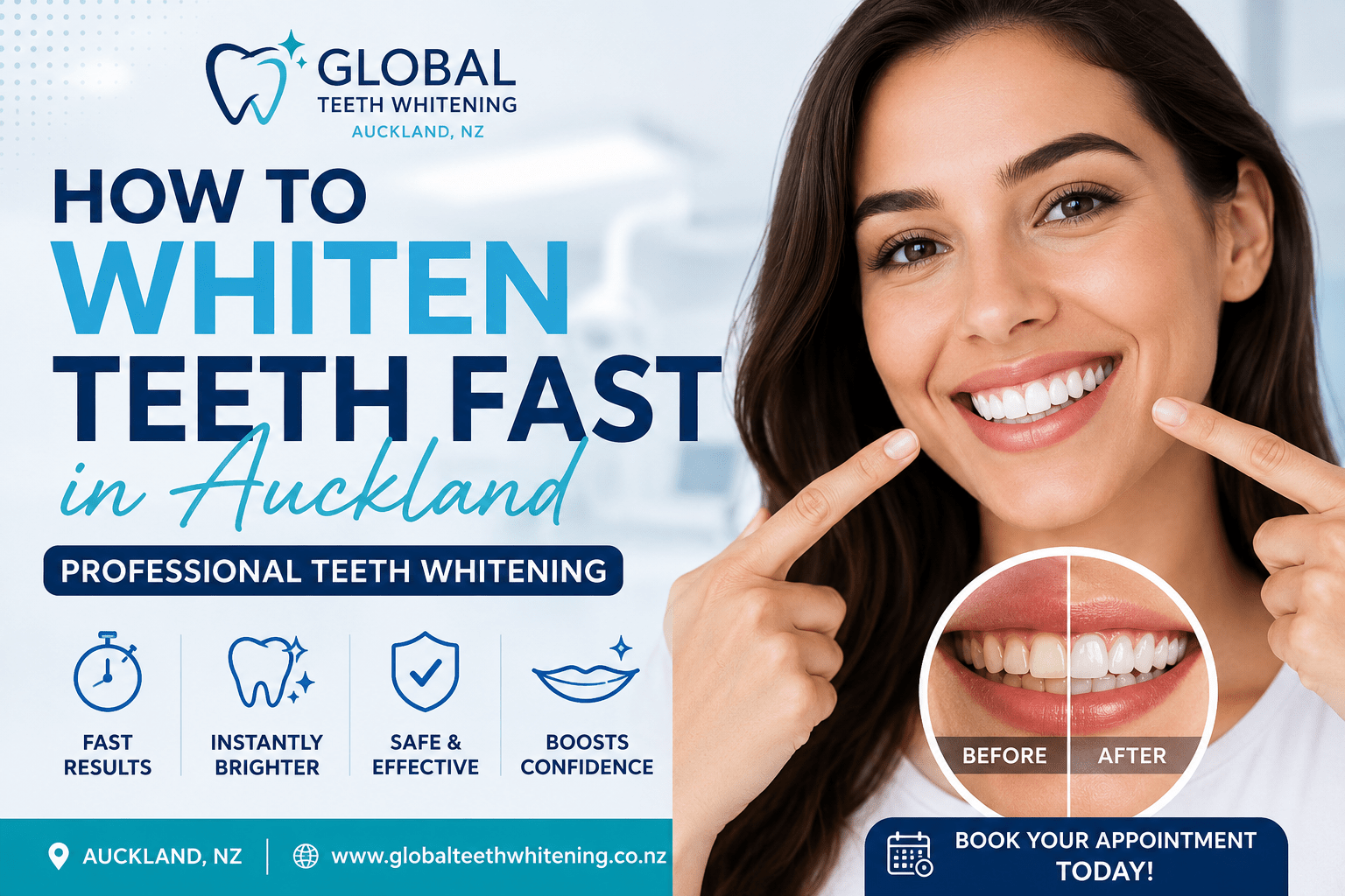 how to whiten teeth fast Auckland